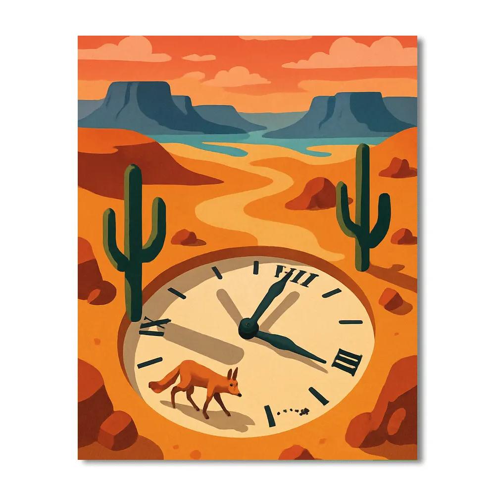 Clockwork Mirage In The Desert Numbered painting kits