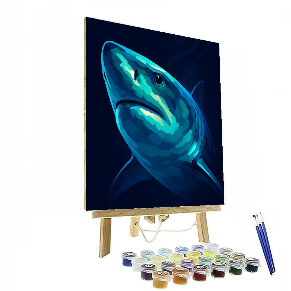 Deep Current Great White Paint by numbers kits