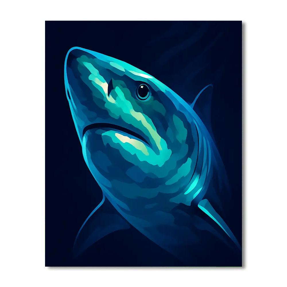 Deep Current Great White Paint by numbers kits