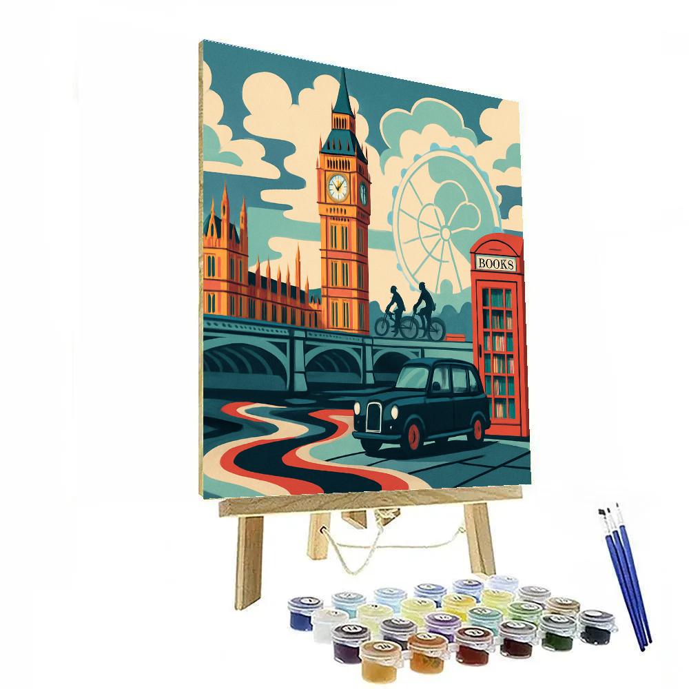 Timefold London Crafted Skyline Paint by numbers kits
