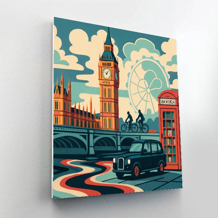 Timefold London Crafted Skyline Paint by numbers kits