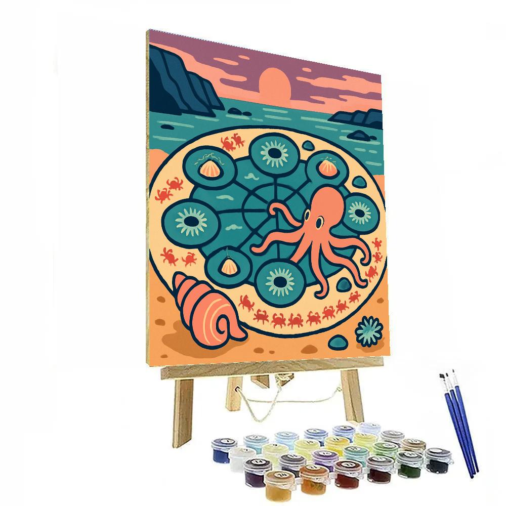 Tidepool Observatory Ocean-Crafted Paint by numbers art