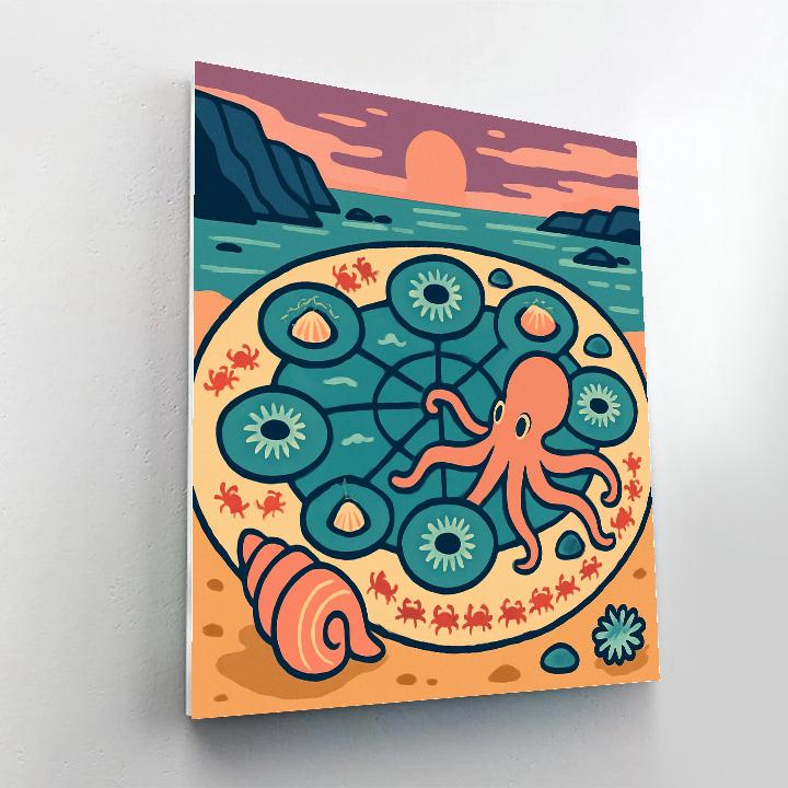 Tidepool Observatory Ocean-Crafted Paint by numbers art
