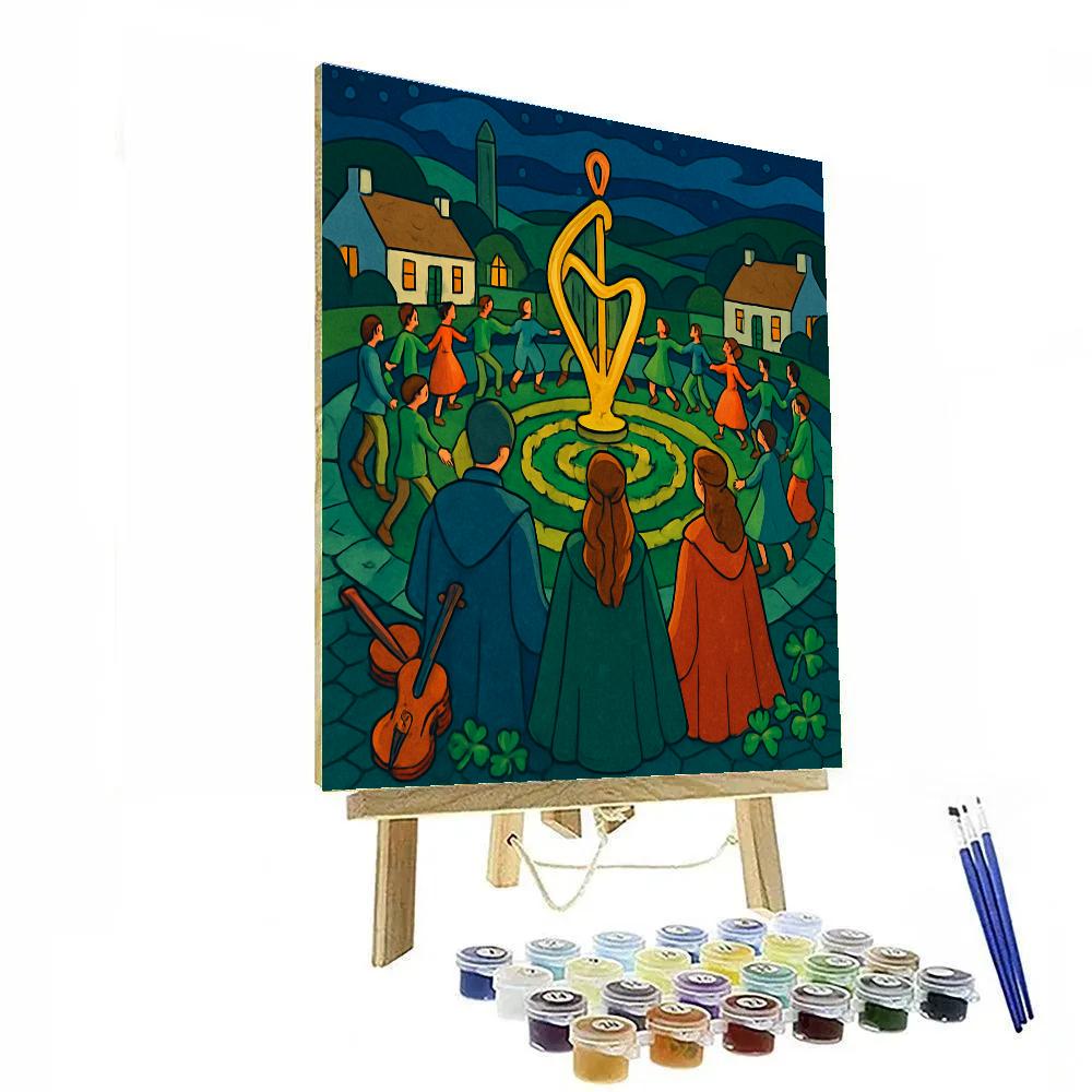 Lanternlit Ceilidh Of Ireland painting number kit