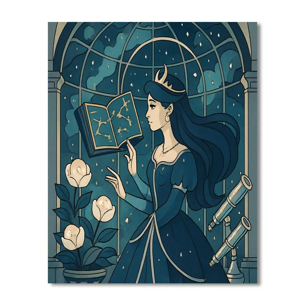 Celestial Conservatory Princess Numbered painting kits