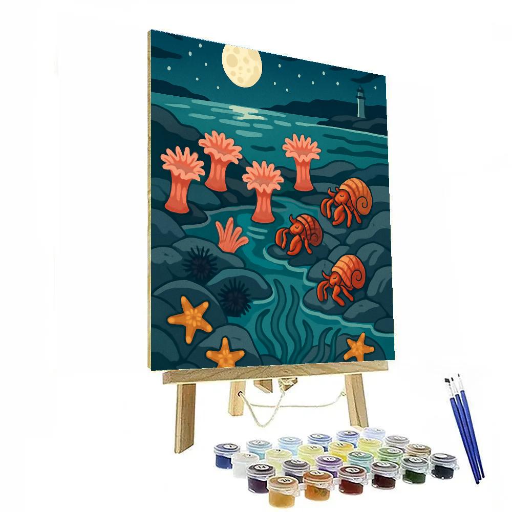 Tide Pool Orchestra In The Ocean DIY paint by numbers