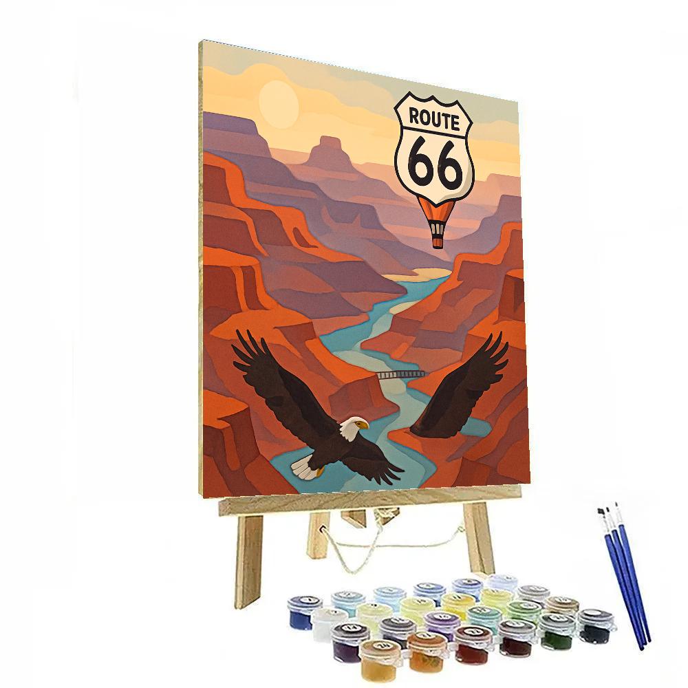 Canyon Skies USA Odyssey paint by color