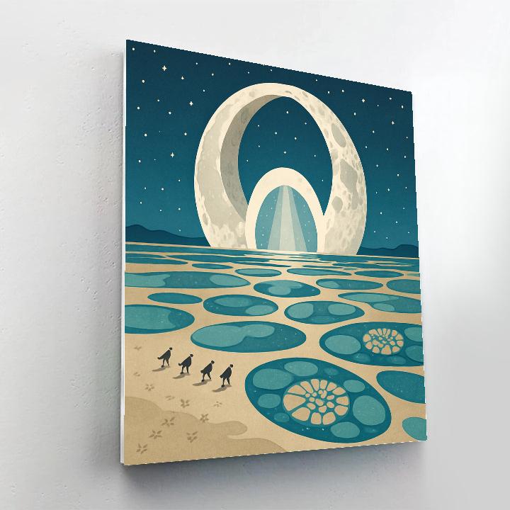 Cathedral Of The Tidal Moon paint by numbers