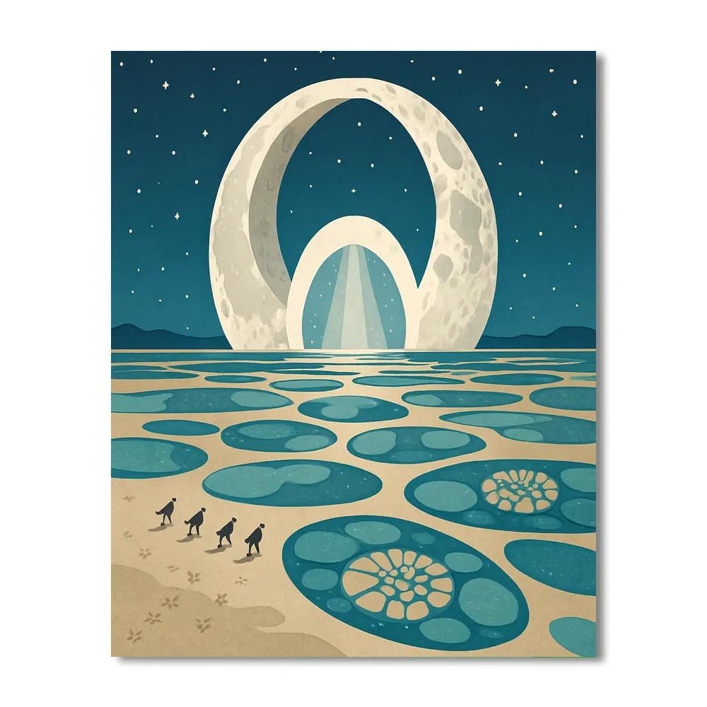 Cathedral Of The Tidal Moon paint by numbers