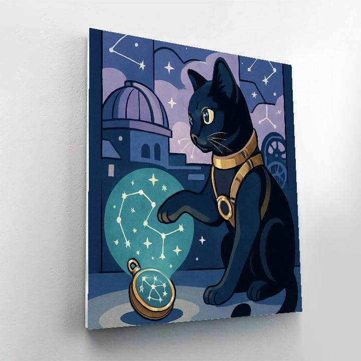 Clockwork Observatory Cat Adventure Paint by numbers kits