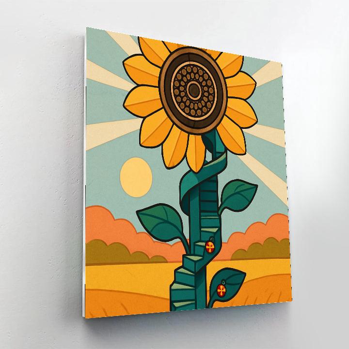 Clockwork Sunflower Observatory Paint by numbers kits