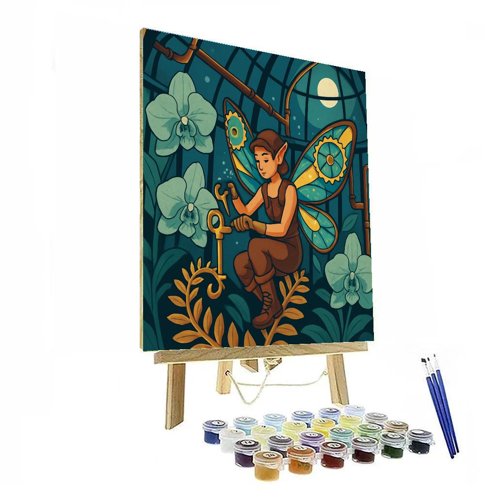Clockwork Conservatory Fairy painting number kit