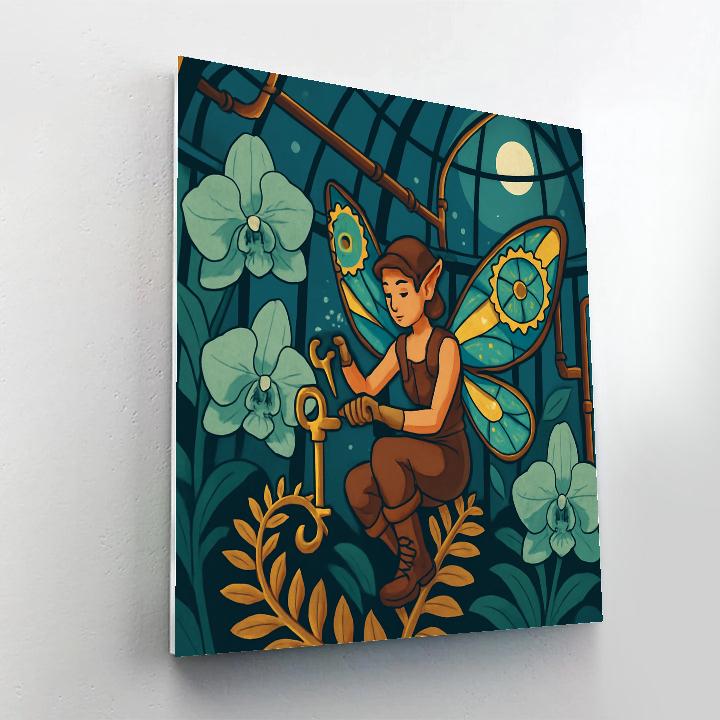 Clockwork Conservatory Fairy painting number kit