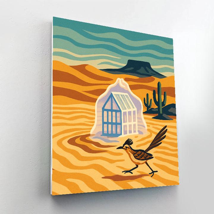 Glasshouse Mirage Desert Painting by numbers kit