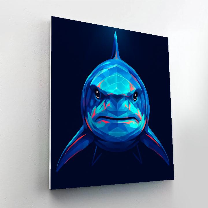 Tidal Neon Great White painting number kit