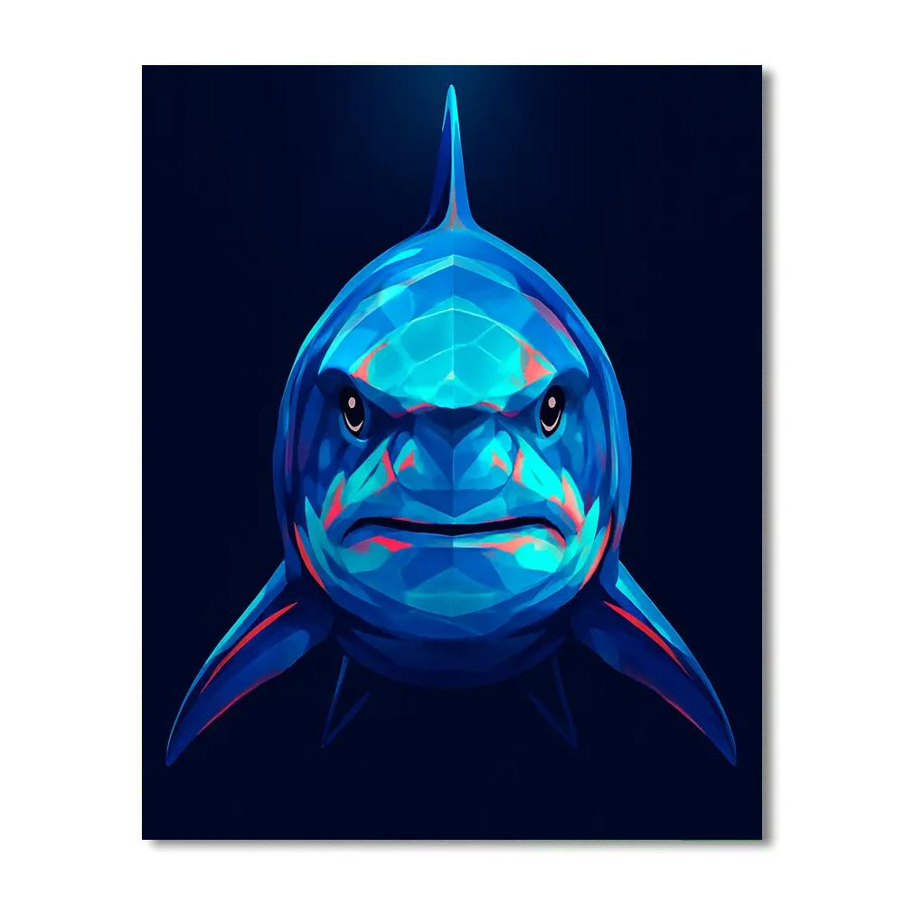 Tidal Neon Great White painting number kit