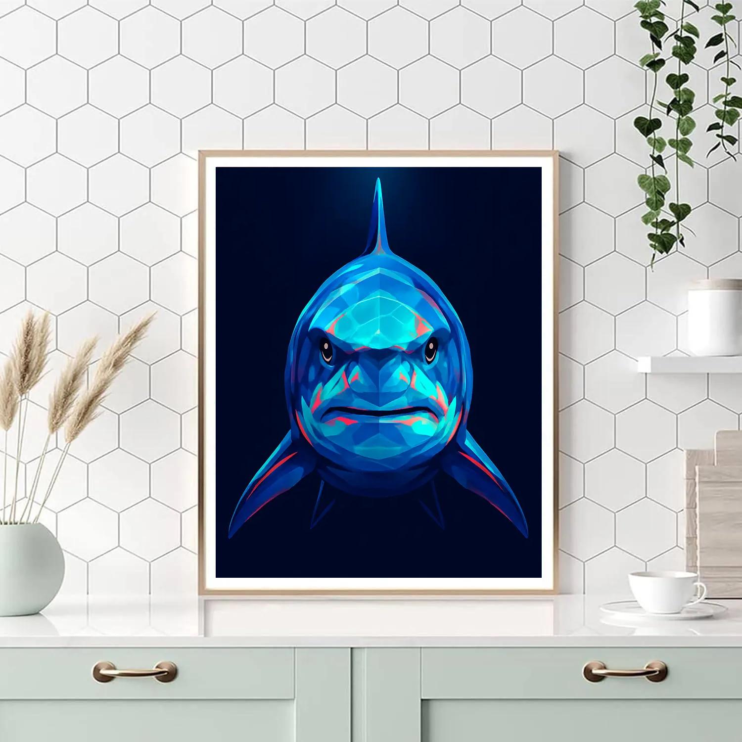 Tidal Neon Great White painting number kit