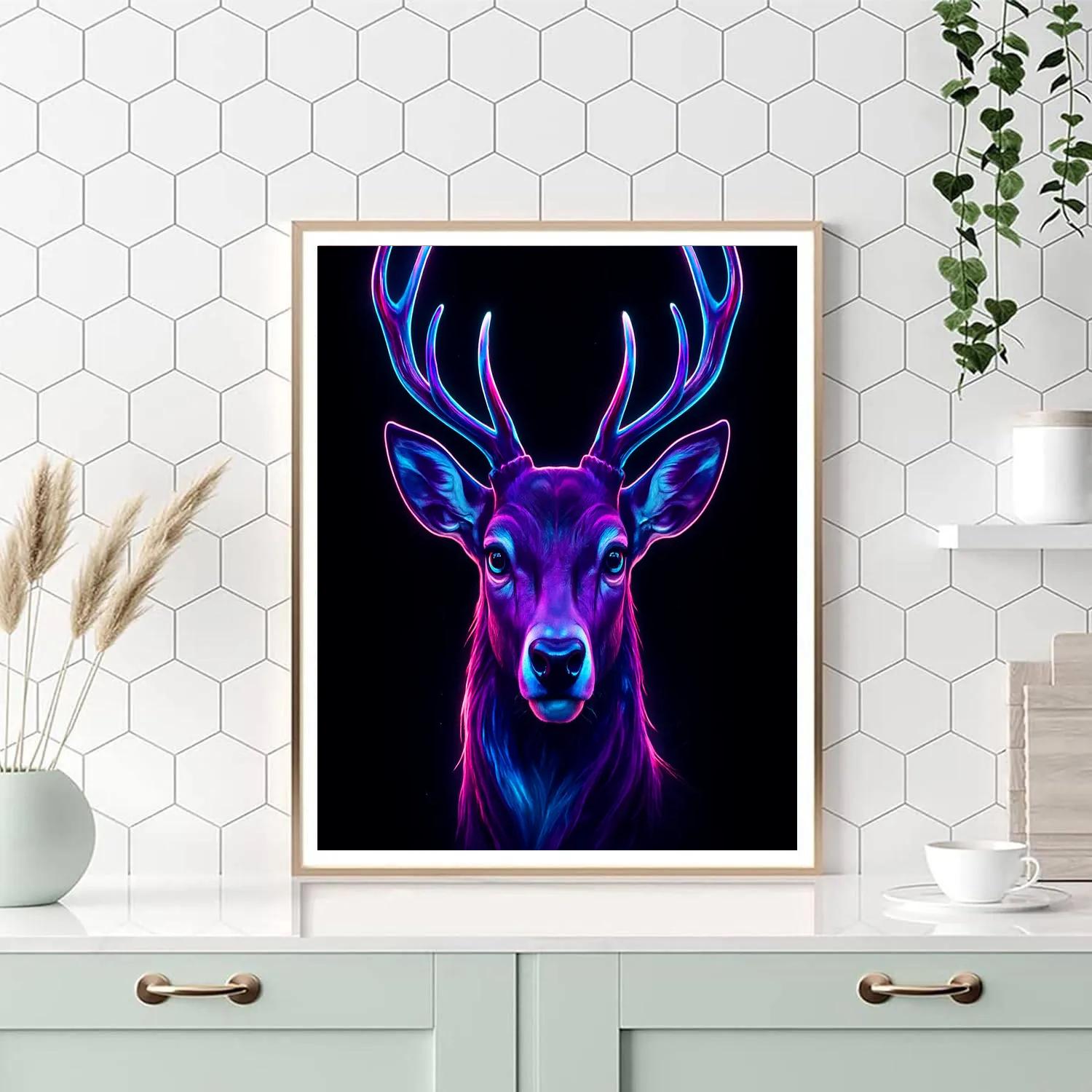 Holographic Stag Zenith Numbered painting kits