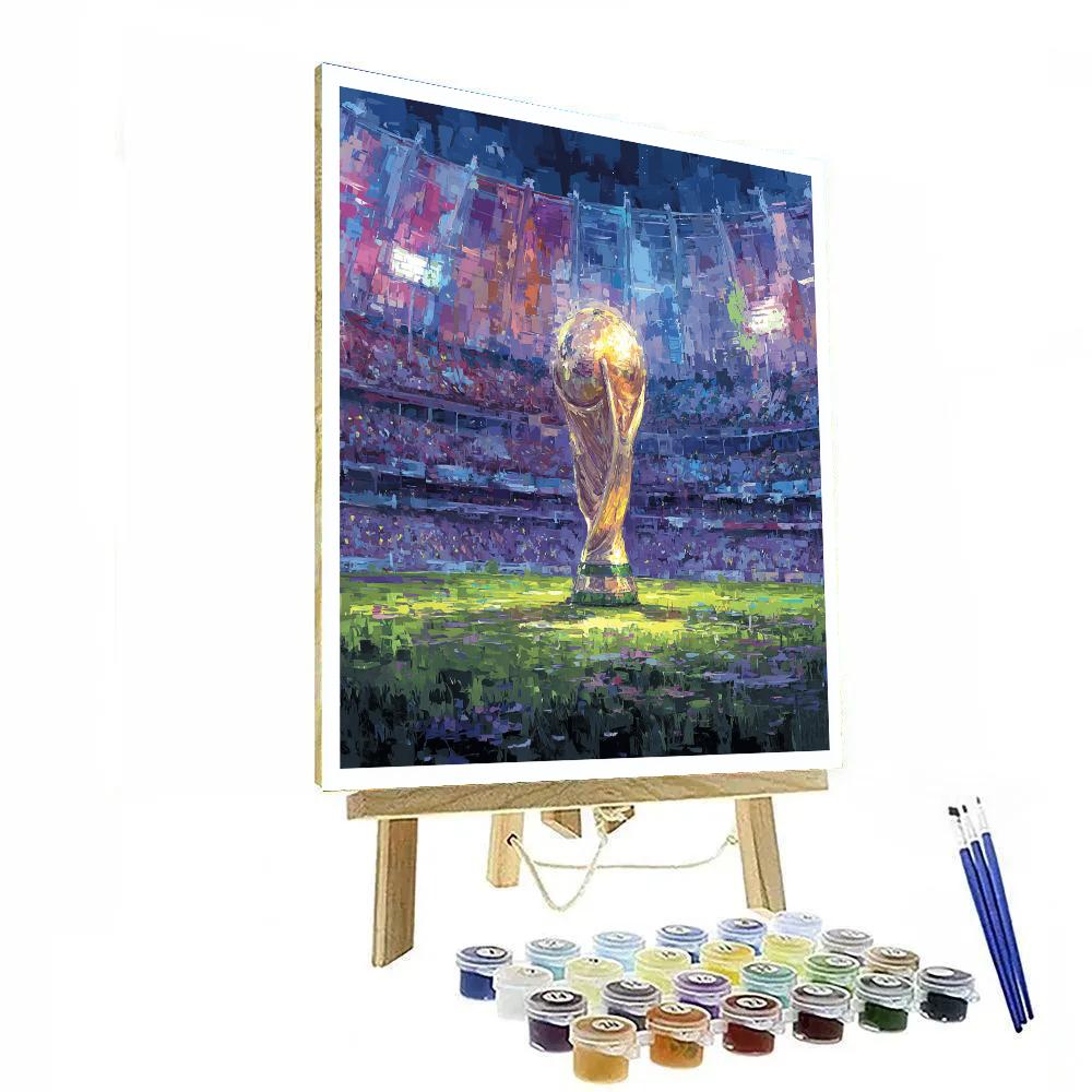 Fifa 2026 Trophy Lights DIY paint by numbers