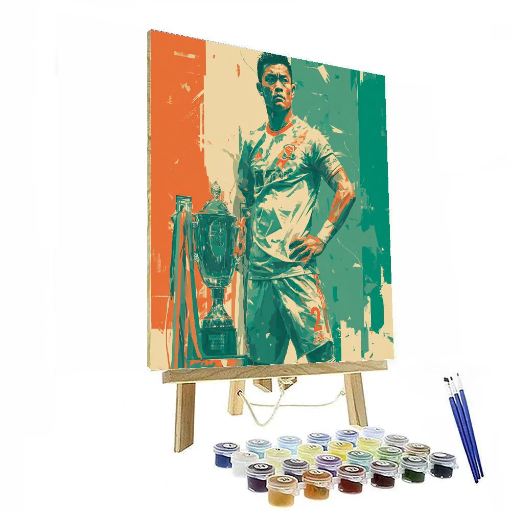 Fifa 2026 Uzbekistan Dawn Paint by numbers art