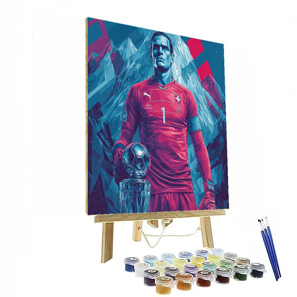 Fifa 2026 Switzerland Peak Light Painting by numbers kit