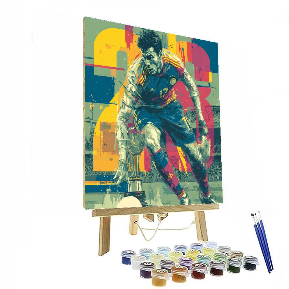 Fifa 2026 Colombia Rhythm paint by color