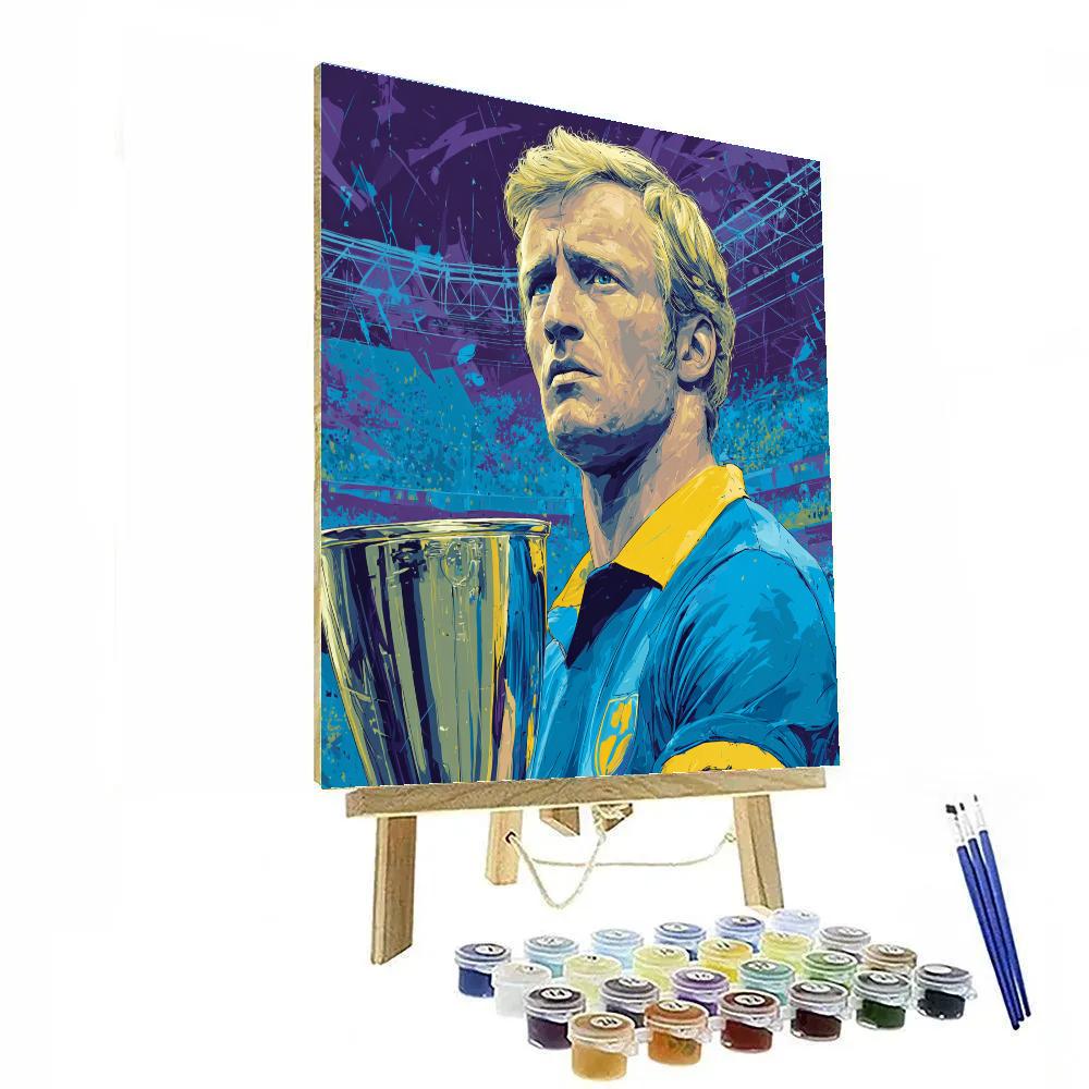 Fifa 2026 Bosnia Blue Steel painting number kit
