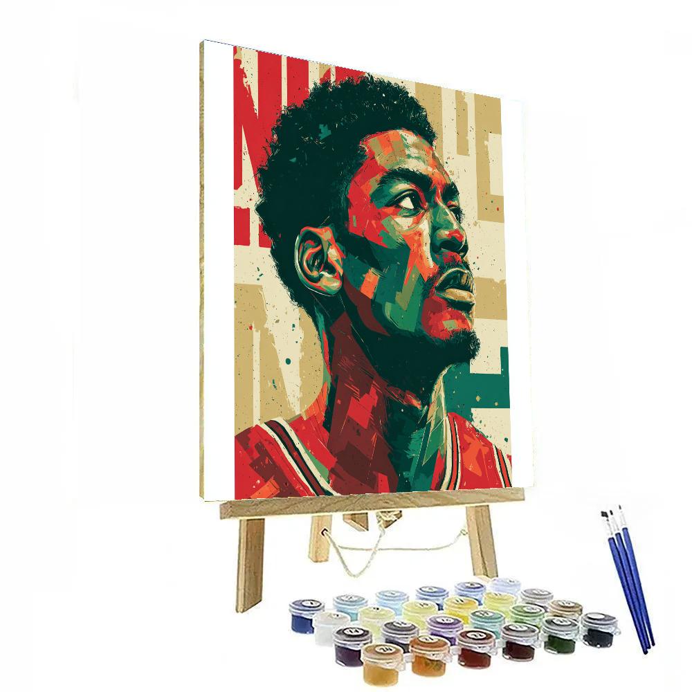 Fifa 2026 Jordan Red Sands Paint by numbers kits