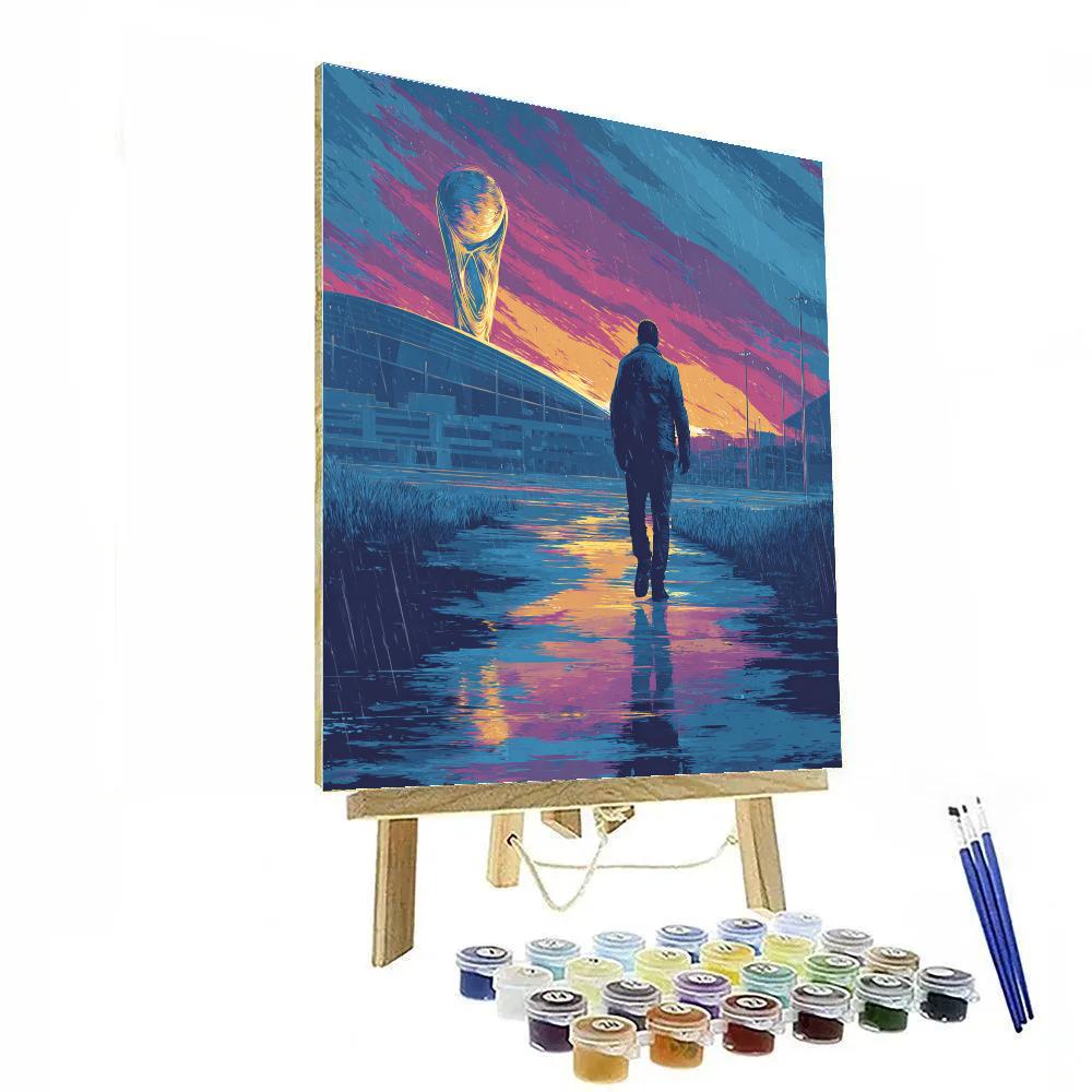 Miami Fifa 2026 Reflection Paint by numbers art