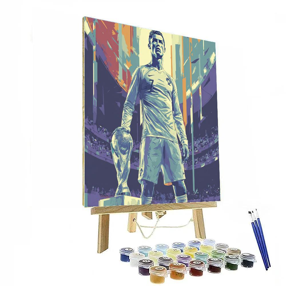 Haaland Fifa 2026 Ice Spotlight Paint by numbers kits