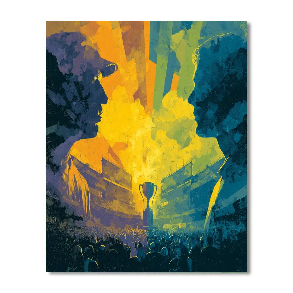 Fifa 2026 Japan Vs Sweden Blue Hour DIY paint by numbers