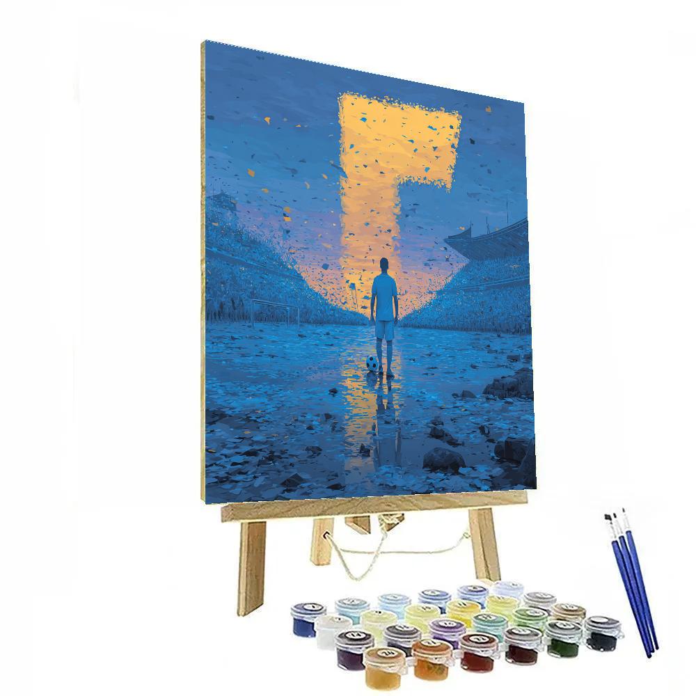 Fifa 2026 Curaçao Ocean Spark paint by number