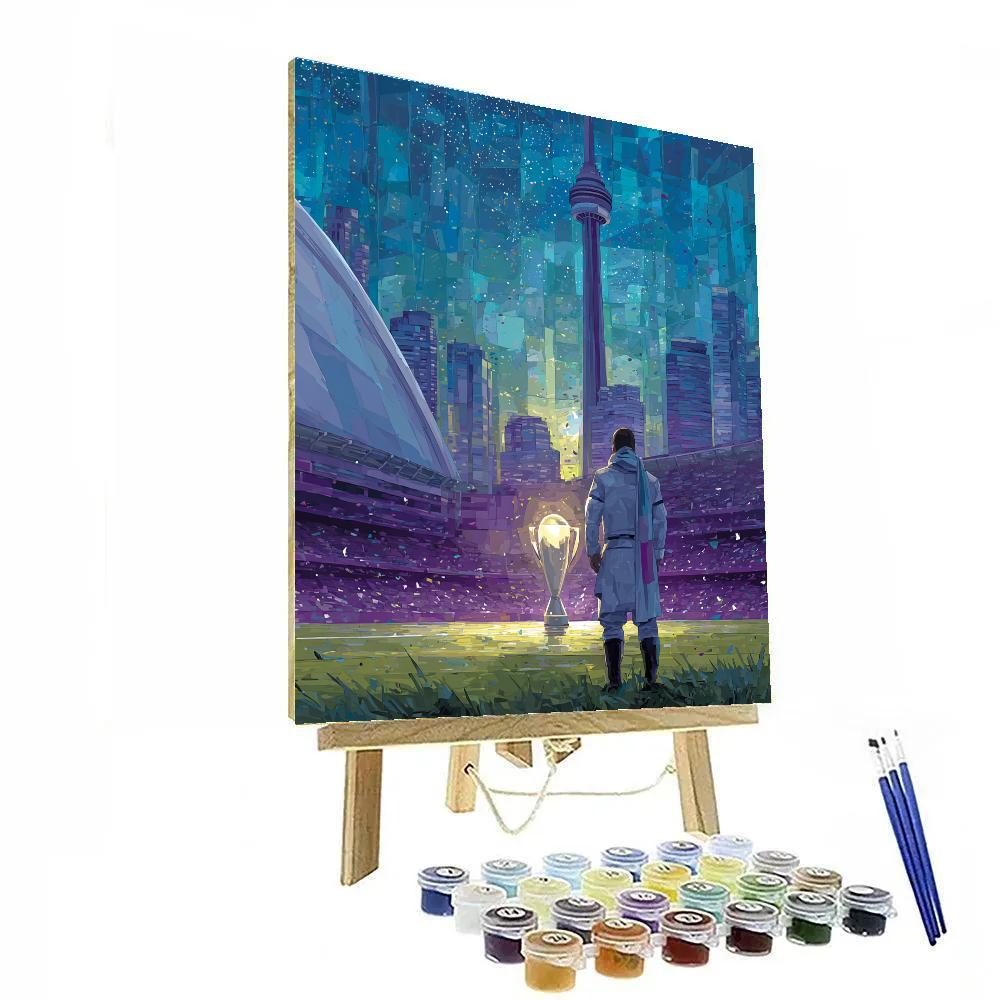 Toronto Fifa 2026 Skyline Kickoff paint by color
