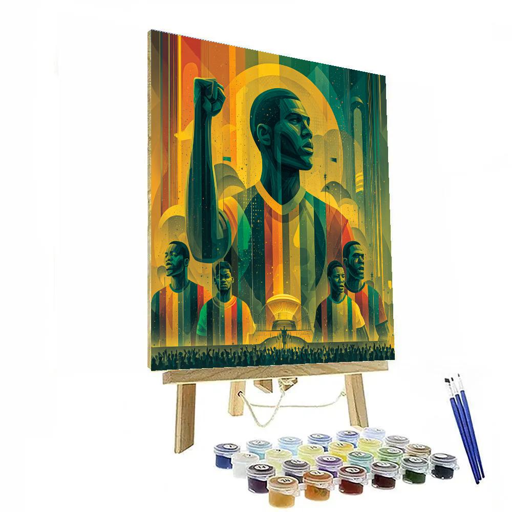 Fifa 2026 Ghana Pulse Night painting number kit