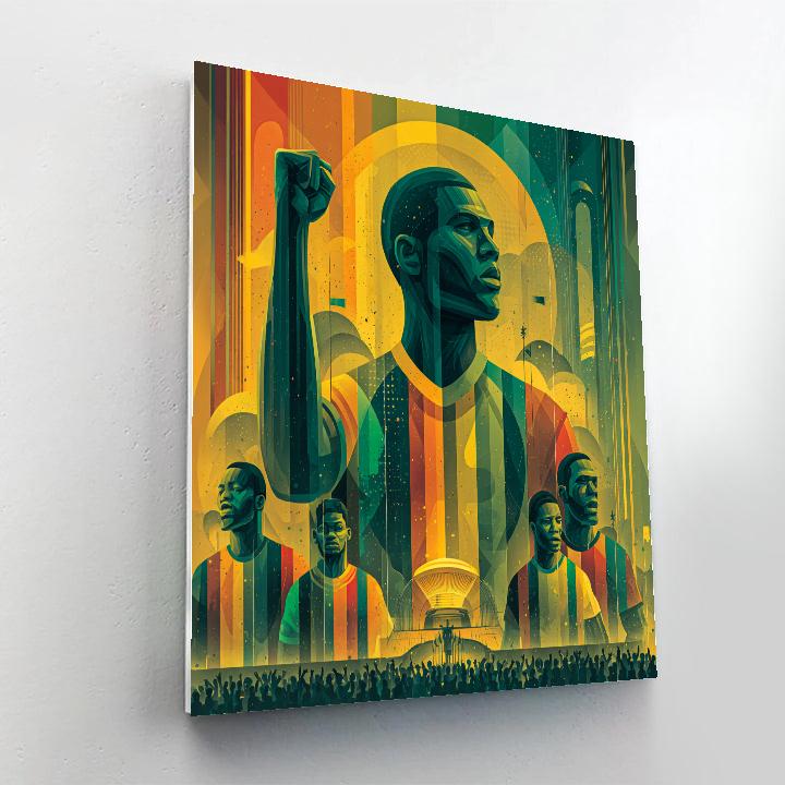Fifa 2026 Ghana Pulse Night painting number kit