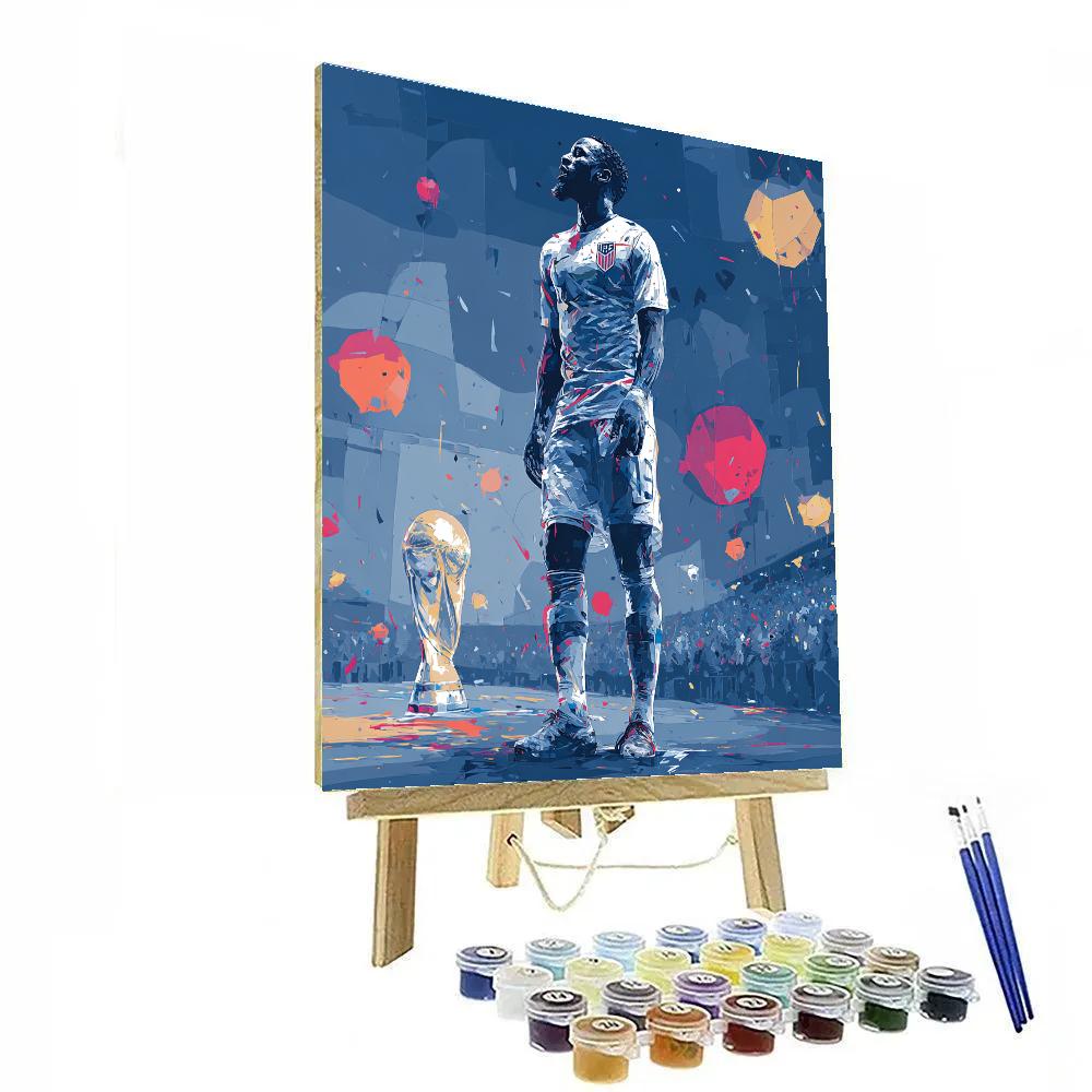 Fifa 2026 Haiti Spirit Sky paint by numbers