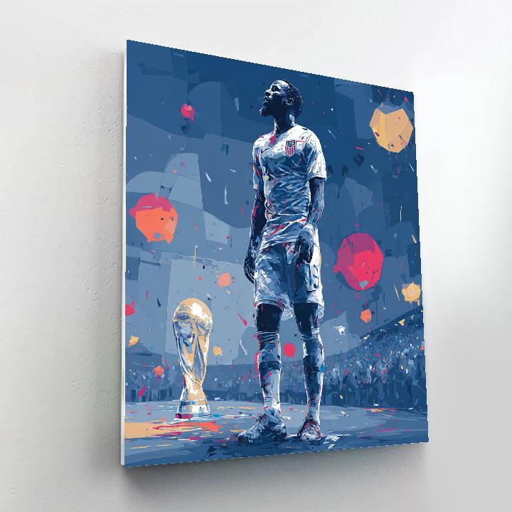 Fifa 2026 Haiti Spirit Sky paint by numbers