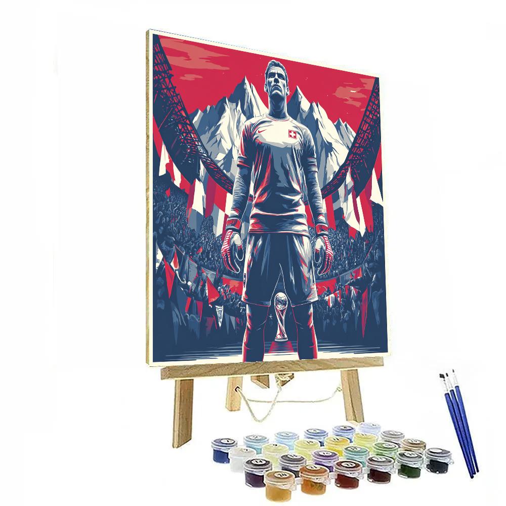 Fifa 2026 Switzerland Alpine Floodlights painting number kit