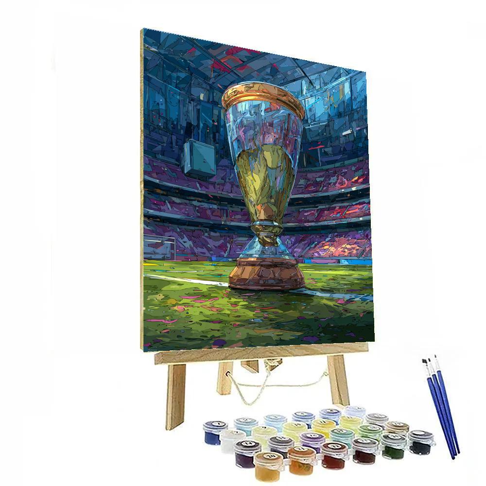 Fifa 2026 Trophy Lights Paint by numbers kits