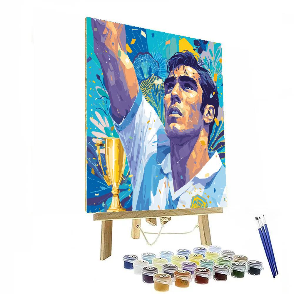 Curaçao Fifa 2026 Blue Crest DIY paint by numbers