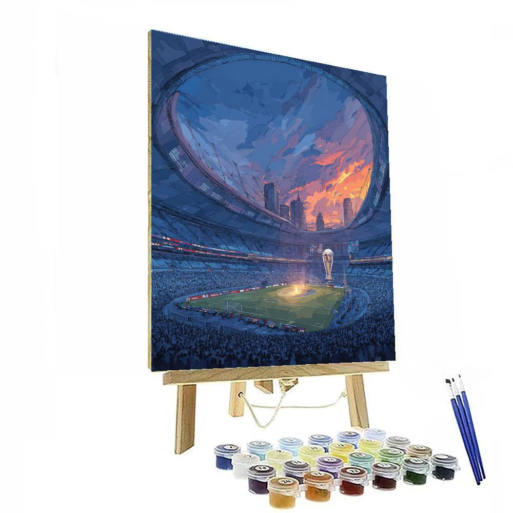 Mexico City Fifa 2026 Opening Painting by numbers kit