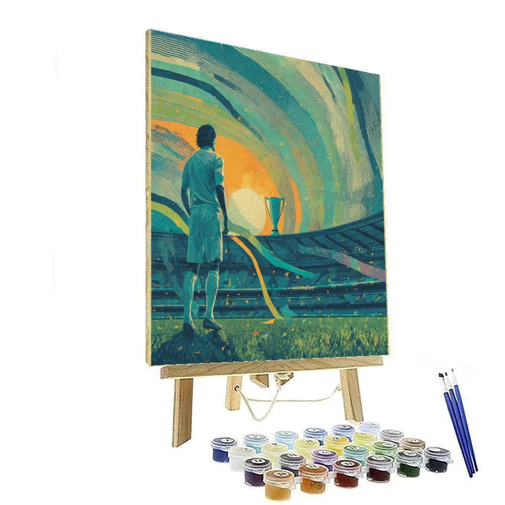 Uzbekistan Fifa 2026 Dawnline Number painting