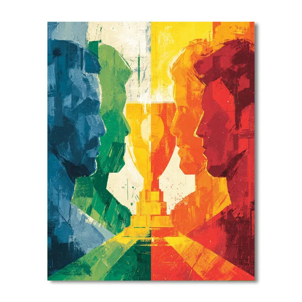 Group G Fifa 2026 Quadrant painting number kit