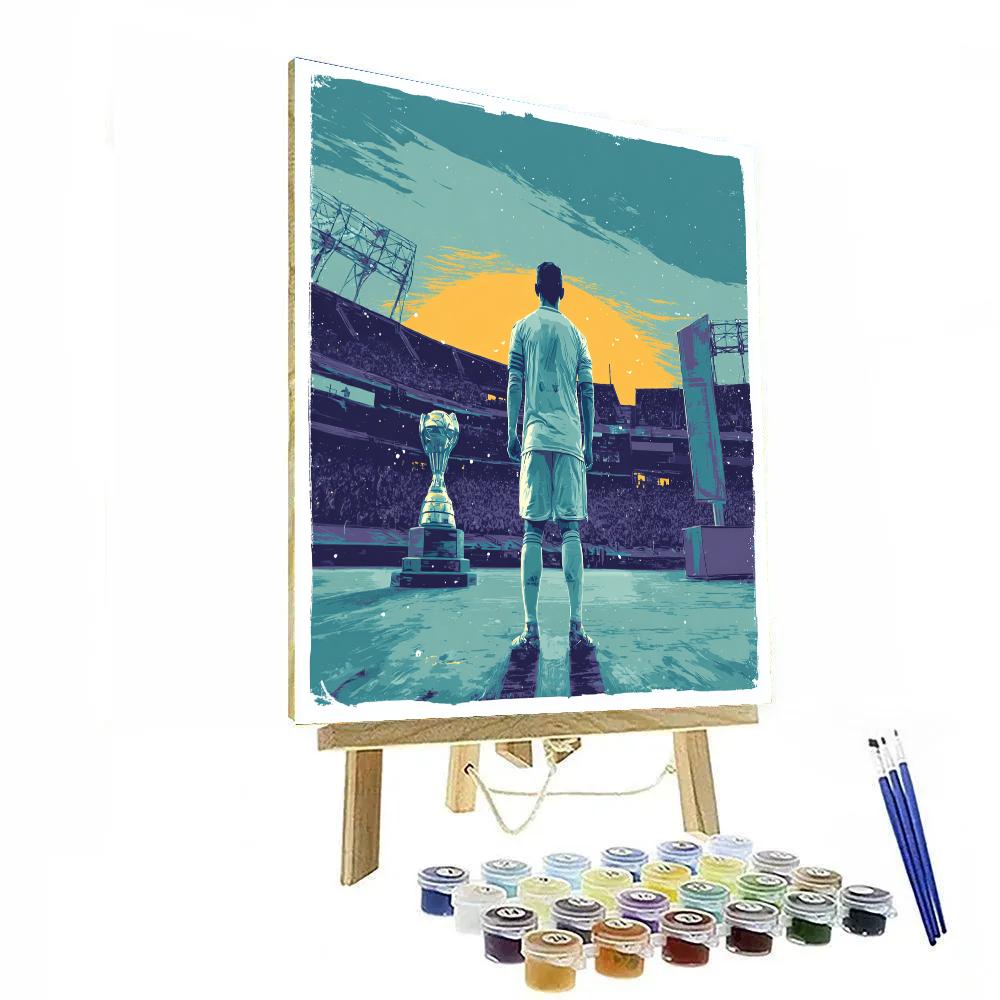 Uzbekistan Fifa 2026 Dawn DIY paint by numbers