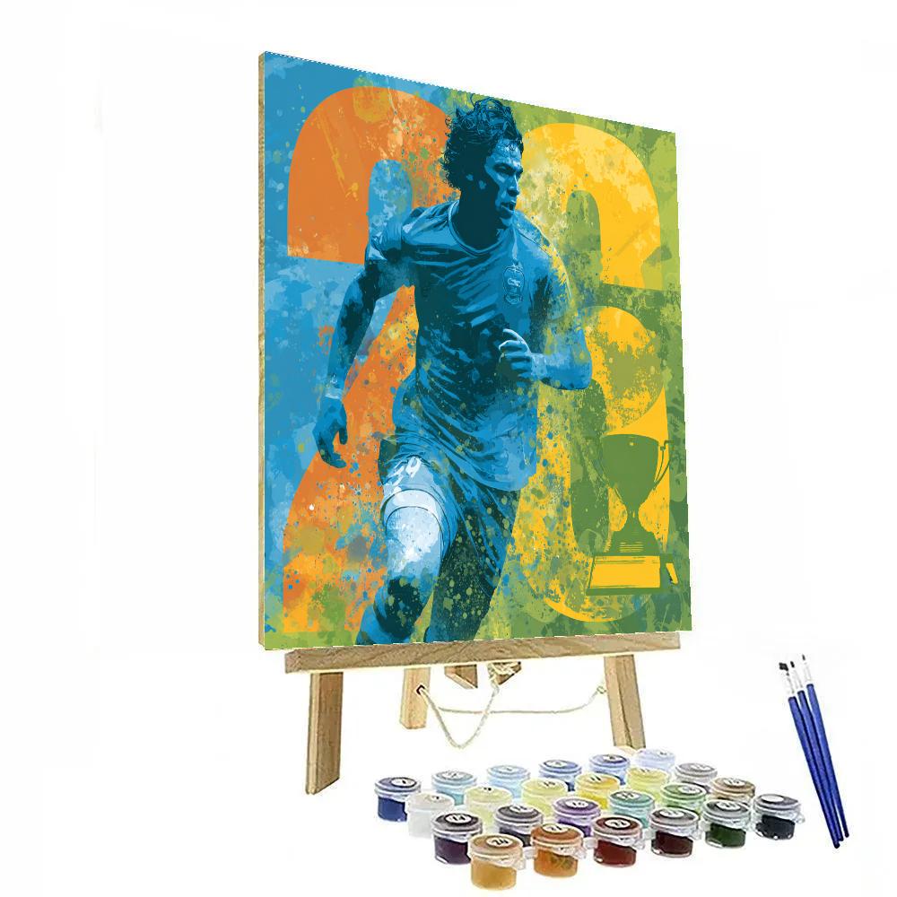 Curaçao Fifa 2026 Blue paint by numbers