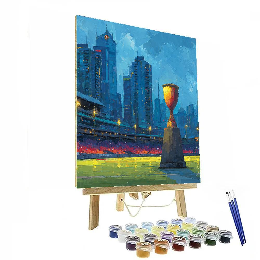 Toronto Fifa 2026 Glow DIY paint by numbers