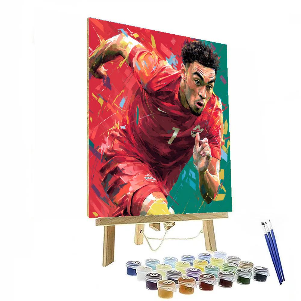 Davies Fifa 2026 Speed DIY paint by numbers