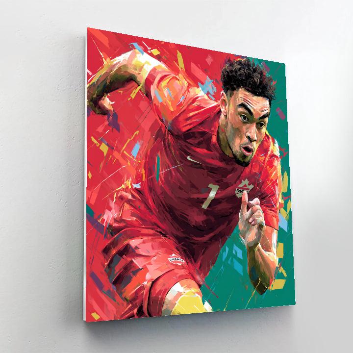Davies Fifa 2026 Speed DIY paint by numbers