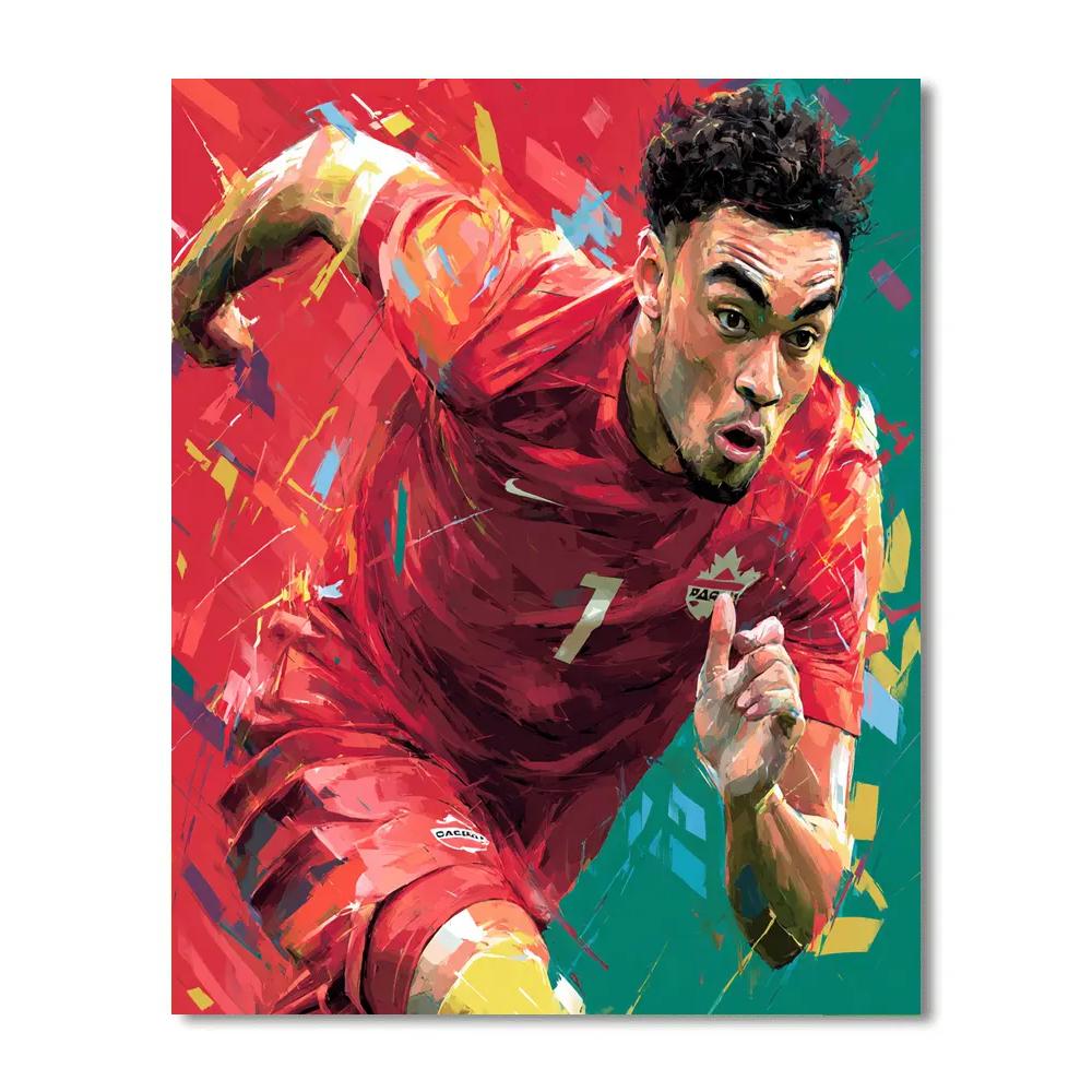 Davies Fifa 2026 Speed DIY paint by numbers