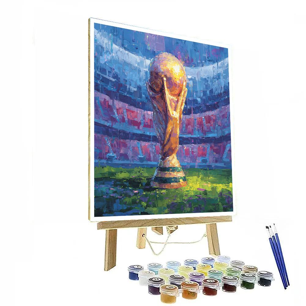 Fifa 2026 Trophy Three Nations painting number kit
